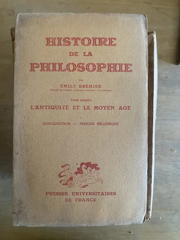 Histoire de la philosophie - Bréhier Emile (2a2)