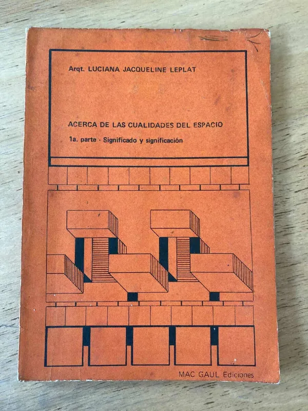 Tapa de Acerca De Las Cualidades Del Espacio - Leplat, Luciana (Y4)
