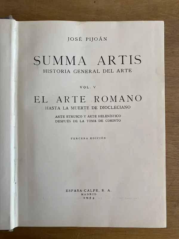 Summa artis. Historia general del arte V- Pijoán (2a0)