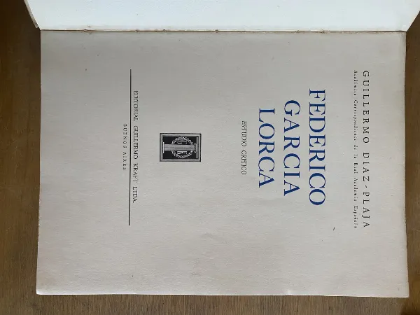 Federico García Lorca - Díaz-Plaja Guillermo (2a0)