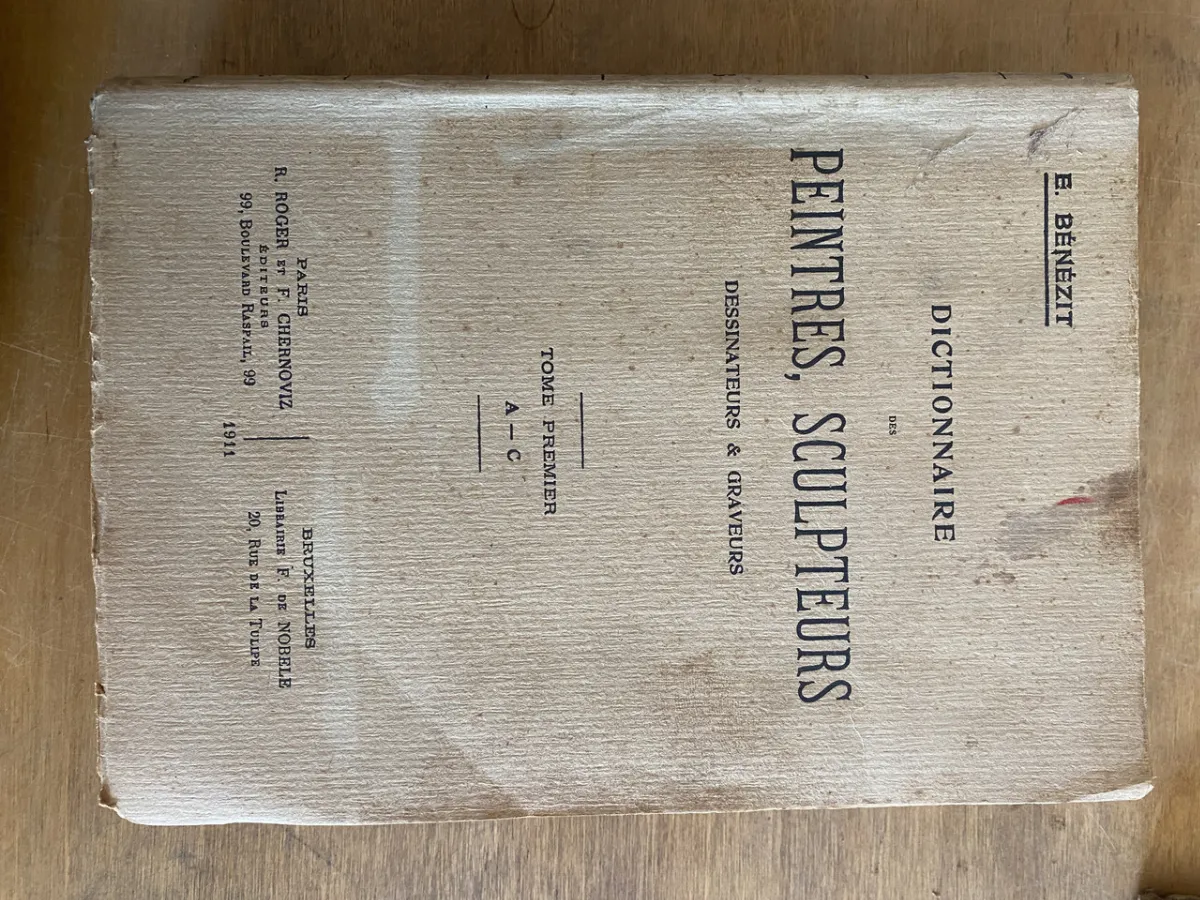Dictionnaire des Peintres sculpteurs - Bénézit (2a0)