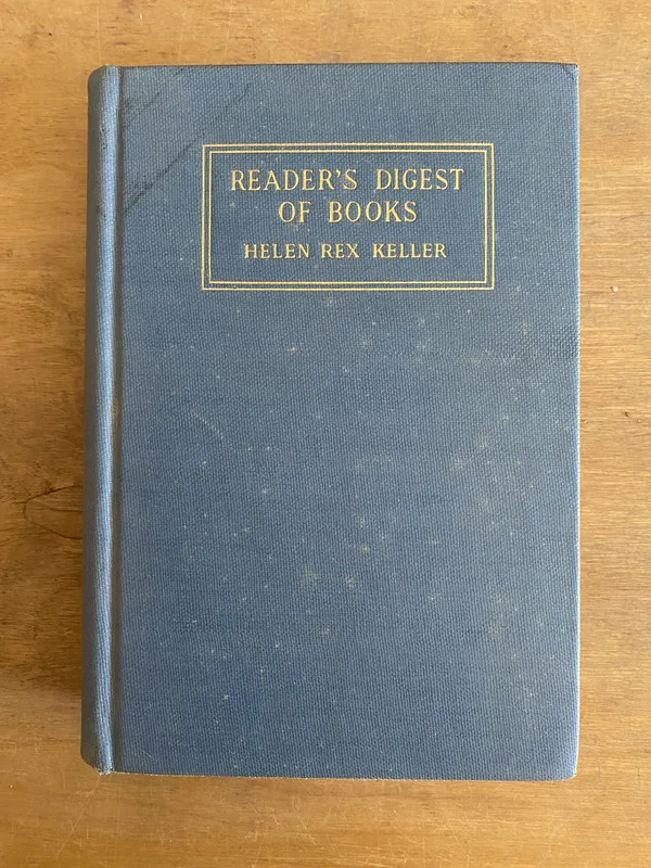 Reader's digest of books - Rex Keller Helen (2a0)