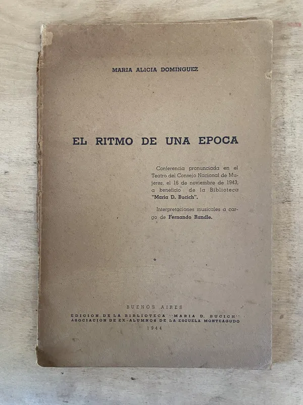 El ritmo de una época - Domínguez María Alicia (b3)
