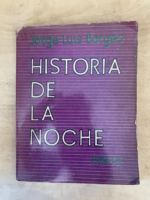 Tapa de Historia de la noche - Borges Jorge Luis (b3)