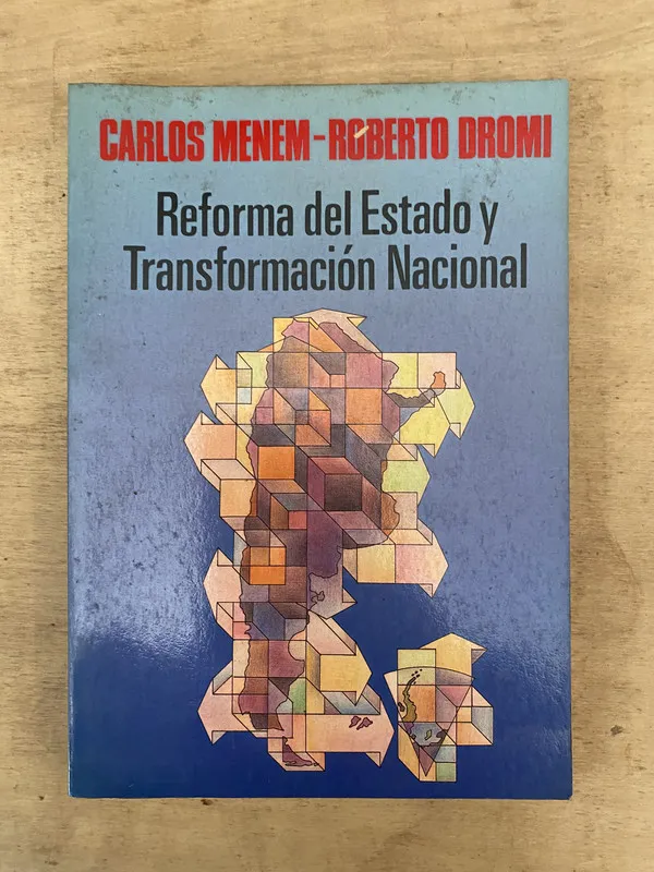 Tapa de Reforma del Estado y Transformación Nacional - Menem (b3)