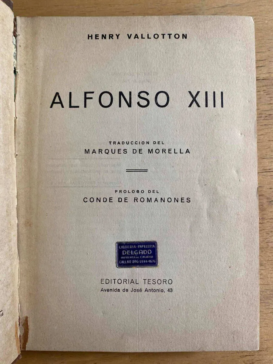 Alfonso Xiii - Valloton, Henry (h5)