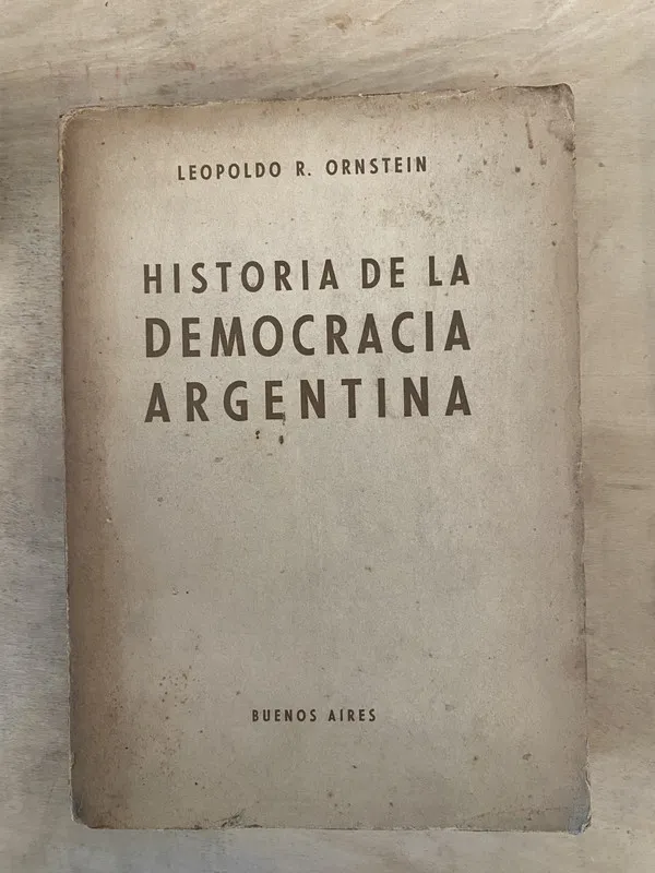 Historia de la democracia argentina - Ornstein (b6)