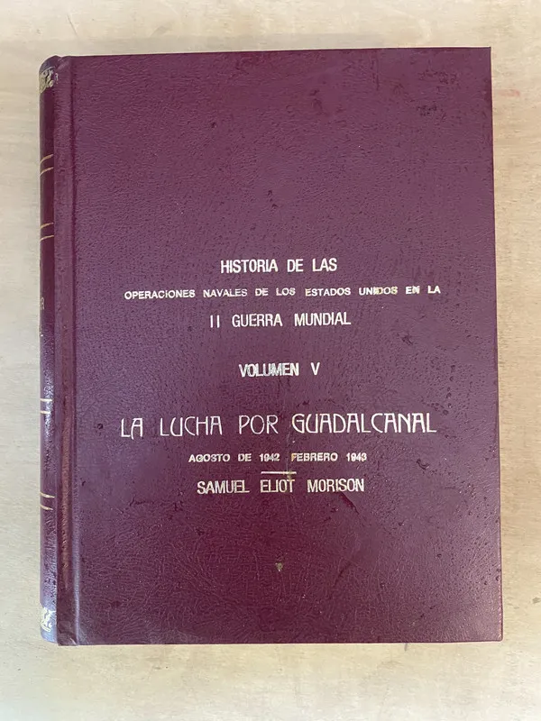 lucha por guadalcanal. Agosto de 1942-Febrero - Morison (b7