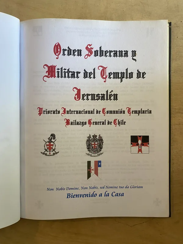 Orden soberana y militar del templo de Jerusalén - (y6)