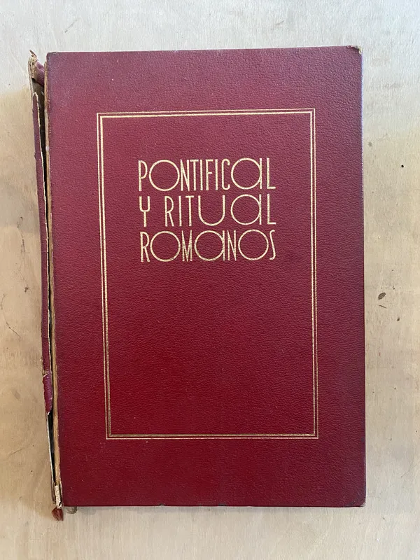 Pontifical y ritual romanos - (y6)
