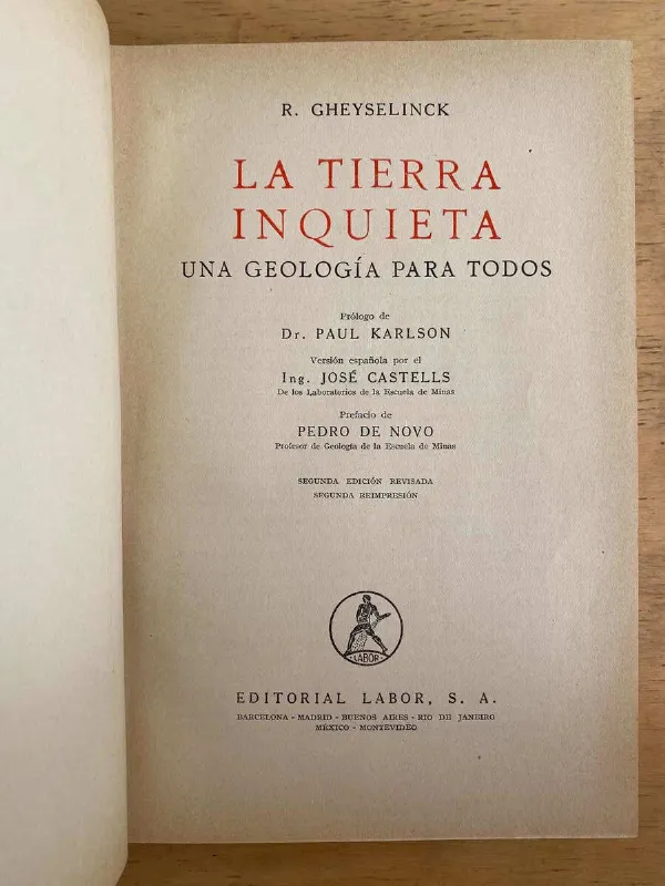 La Tierra Inquieta - Gheyselinck, R. (k3)