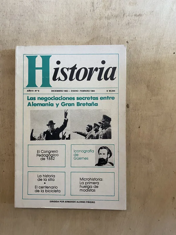 Tapa de Historia Las negociaciones secretas entre - Piñeiro (a2)