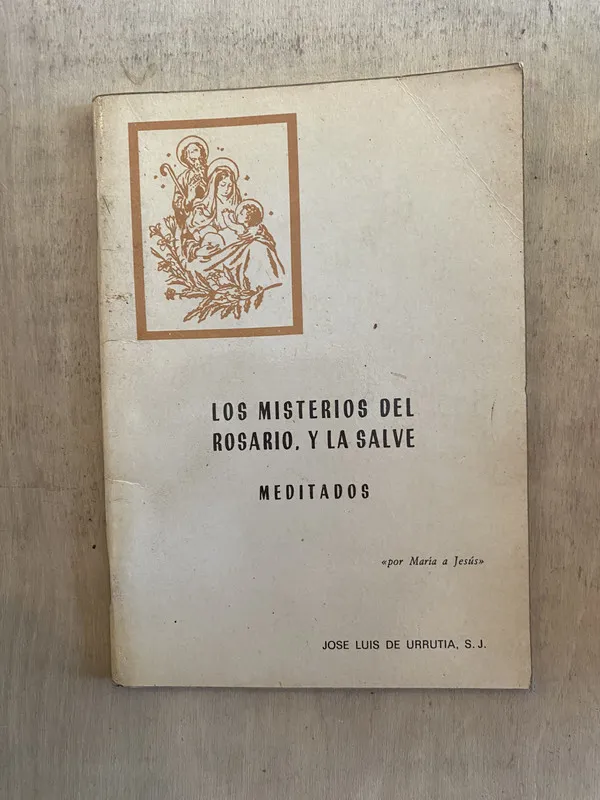Tapa de Los misterios del rosario y la salve - De Urrutia (a2)