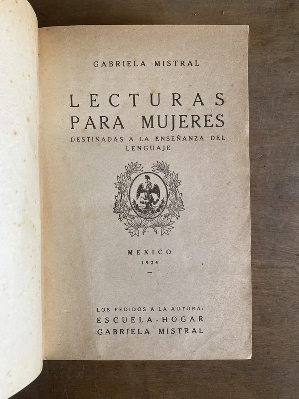 Lecturas para mujeres - Mistral Gabriela (2a1)