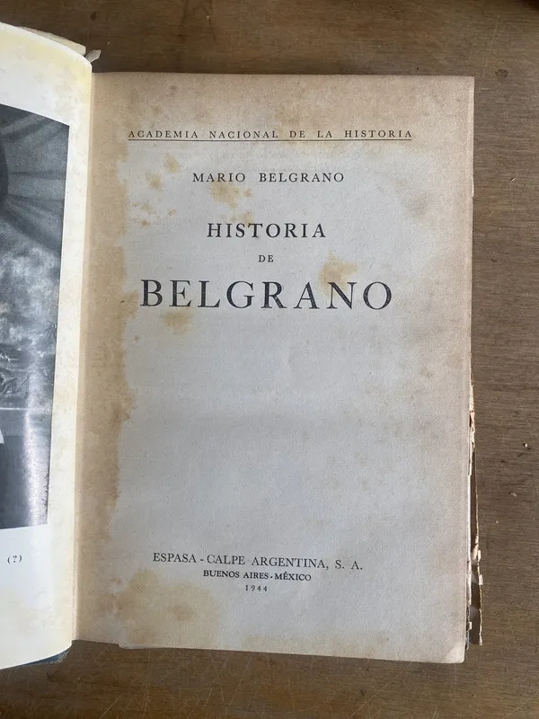 Historia de Belgrano - Belgrano Mario (2b6)