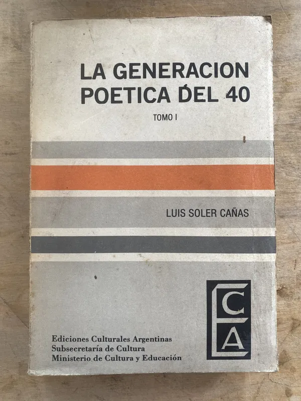 La generacion poetica del 40 - Soler Cañas Luis (j2)
