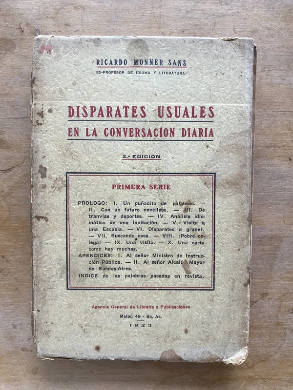 Disparates usuales en la conversacion - Monner Sans (d6)