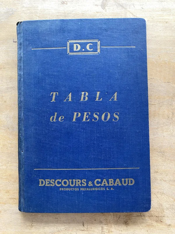 Tabla de pesos - (mm1)