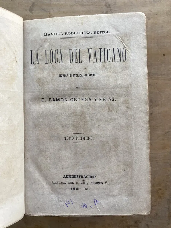 La loca del vaticano - Ortega y Frias D. Ramon (nn1)
