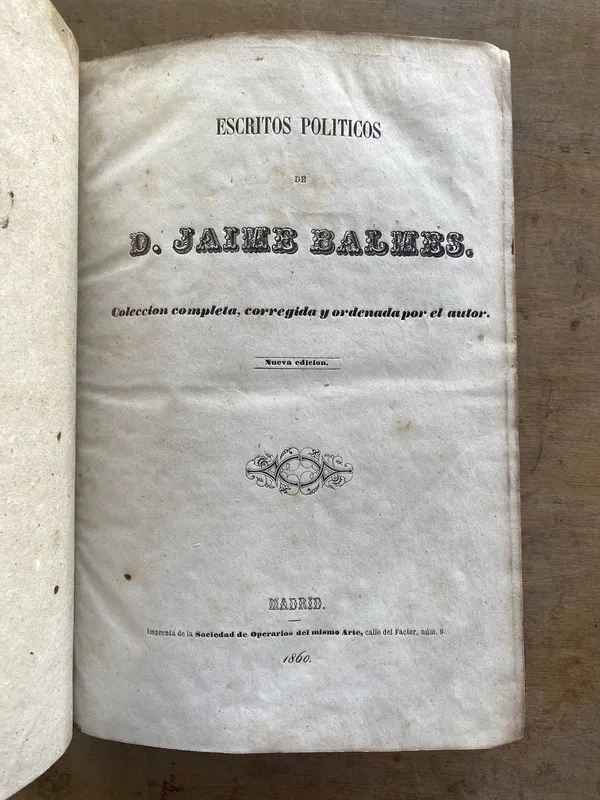 Escritos politicos - Balmes D. Jaime (nn1)