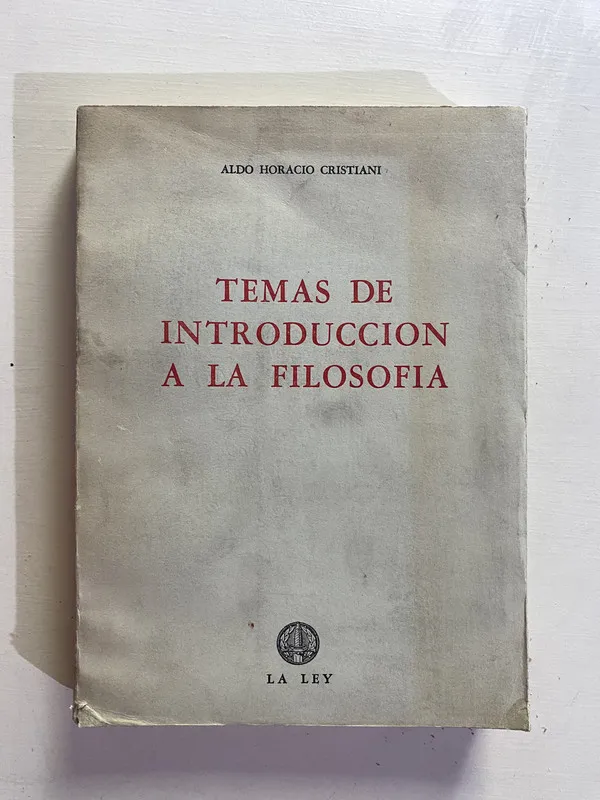 Temas de introduccion a la filosofia - Cristiani (4b1)