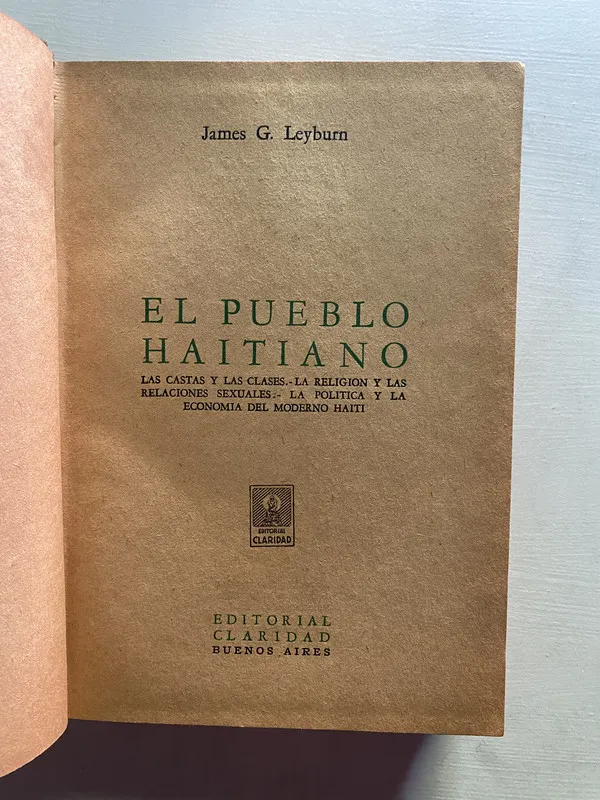 El pueblo haitiano - Leyburn James G. (4b6)