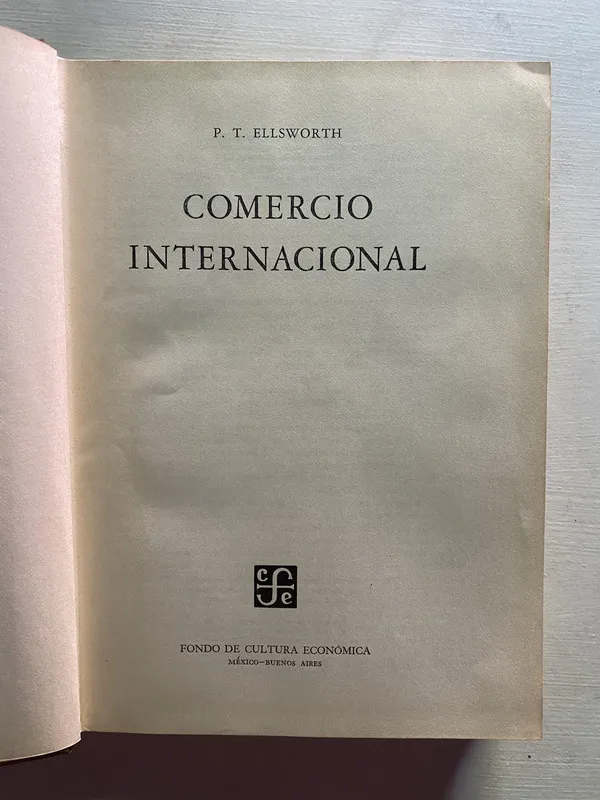 Comercio internacional - Ellsworth P. T. (4b6)