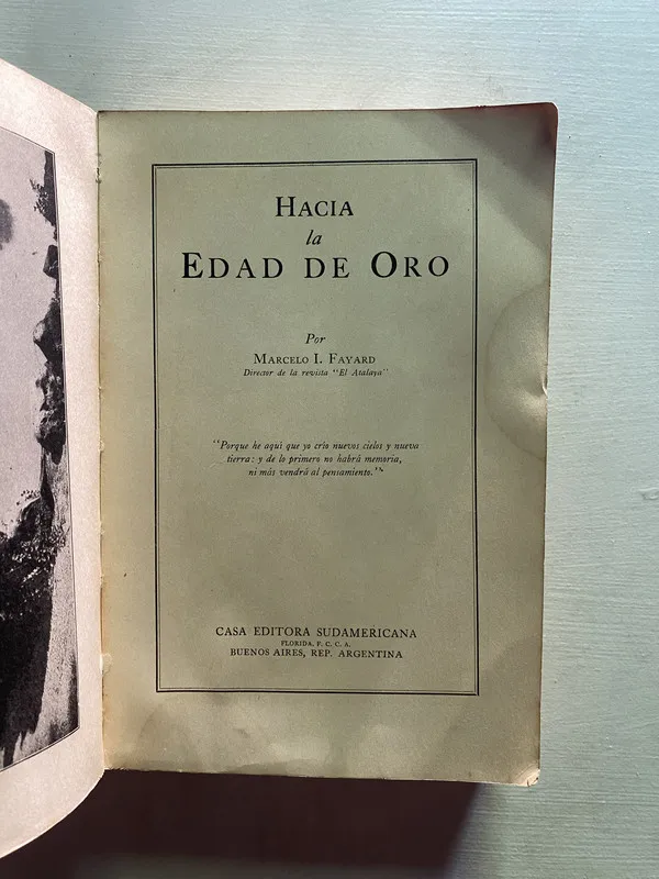 Hacia la edad de oro - Fayard Marcelo I. (4b6)