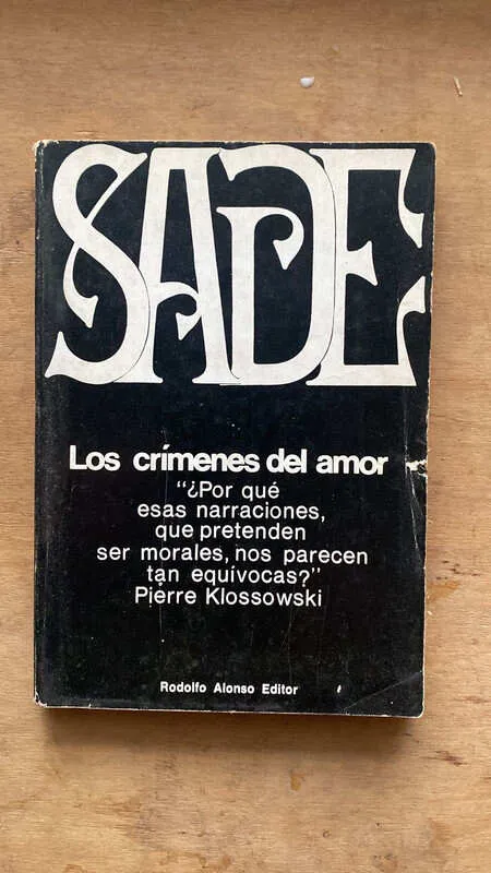 Los Crimenes Del Amor - Sade (j2)