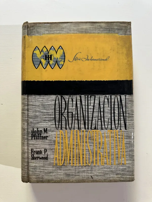 Tapa de Organizacion administrativa - Pfiffner (4A7)