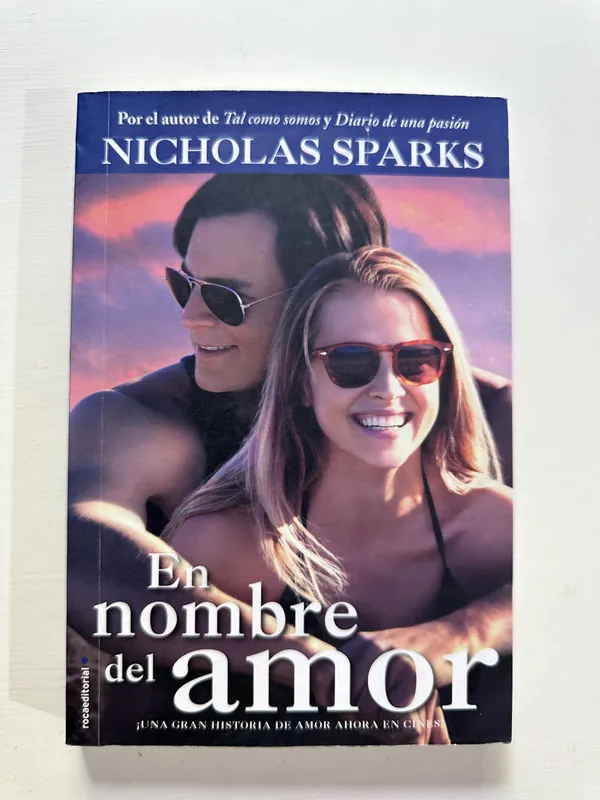 Tapa de En nombre del amor - Sparks Nicholas (4A5)