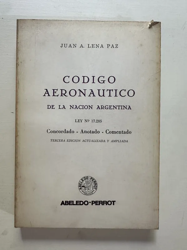 Codigo aeronautico de la Nacion Argentina - Lena Paz (4A3)