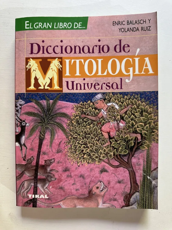 Tapa de Diccionario de mitologia universal - Balasch (4A2)