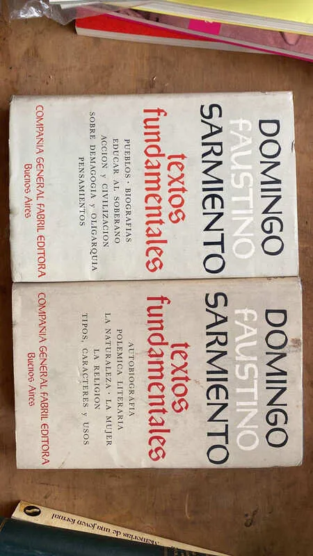 Textos Fundamentales - Sarmiento, Domingo Faustino (x2)