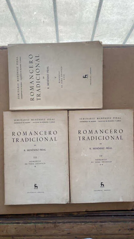 Romancero Tradicional. Romances De Tema- Menendez Pidal (n3)