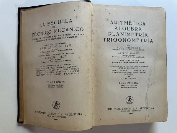 Tapa de La escuela del tecnico mecanico - Weitzel (4B5)