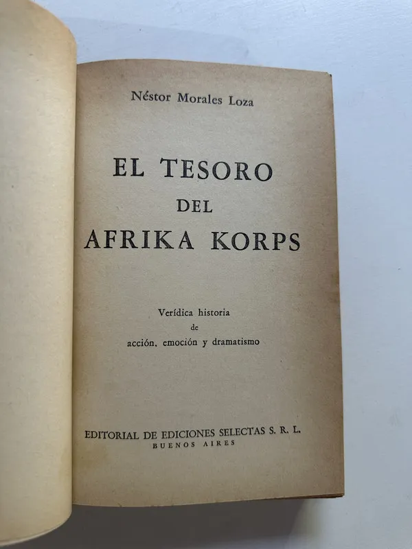 El tesoro del Afrika Korps - Morales Loza Nestor (4B5)