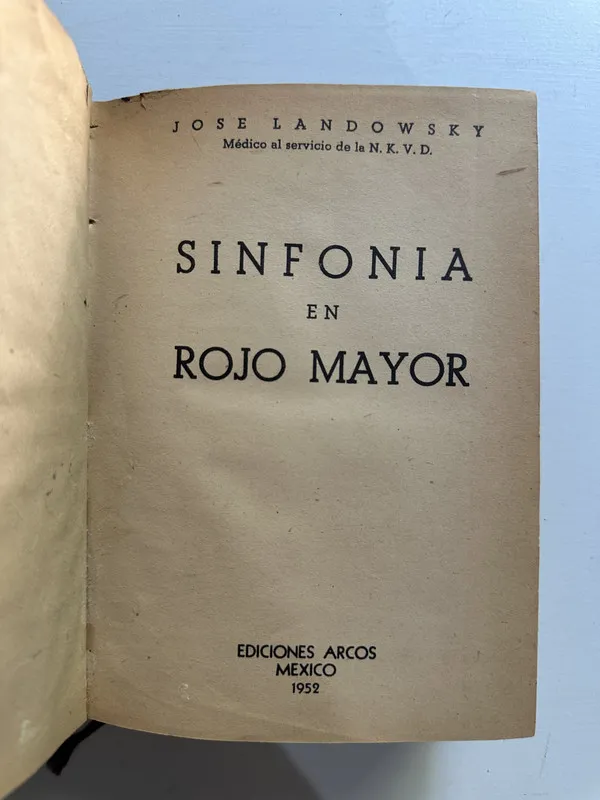 Sinfonia en rojo mayor - Landowsky Jose (4B5)