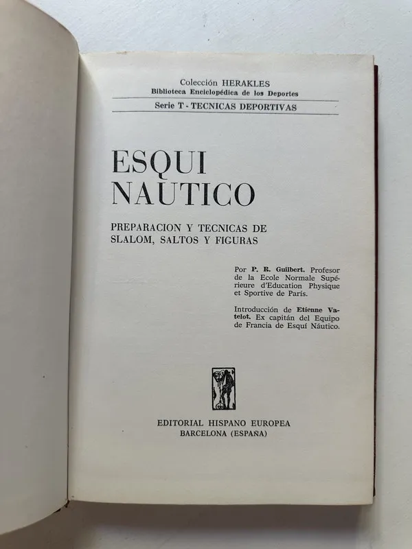 Tapa de Esqui nautico - Guilbert P. R. (4B5)