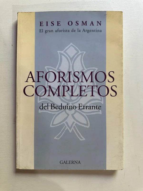Aforismos completos - Osman Eise (4B4)