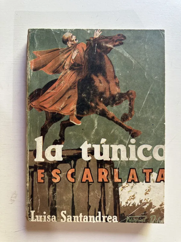 Tapa de La tunica escarlata - Santandrea Luisa (4B3)