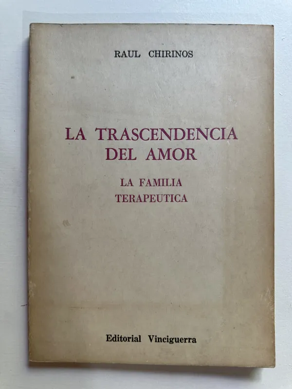 La trascendencia del amor - Chirinos Raul (4B3)