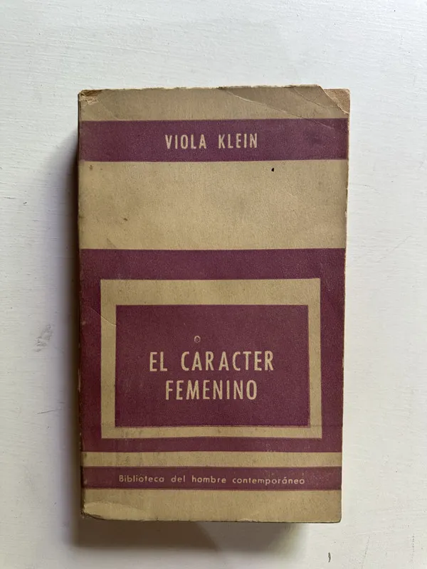 Tapa de El caracter femenino - Klein Viola (4G1)