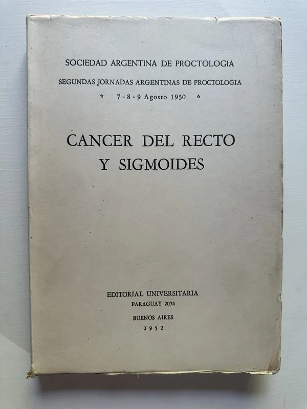 Cancer del recto y - Sociedad Argentina de Proctologia (4G3