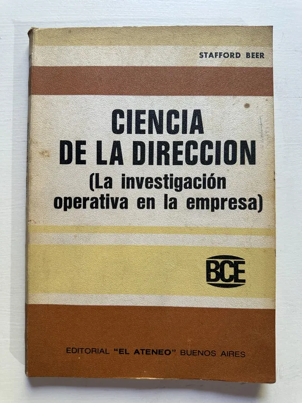 Tapa de Ciencia de la direccion - Beer Stafford (4G3)