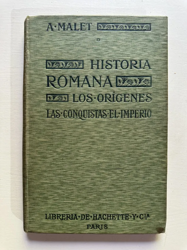 Tapa de Historia romana - Malet A. (4G4)