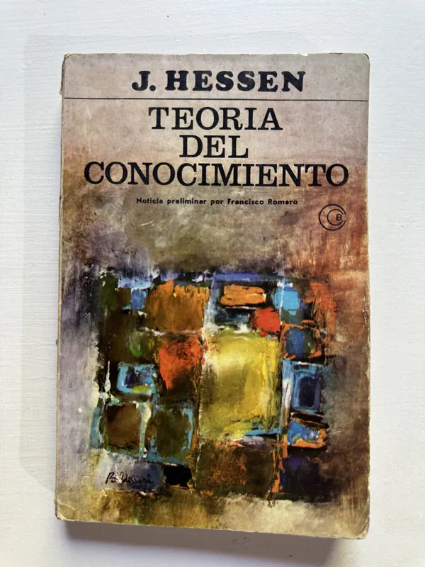 Tapa de Teoria del conocimiento - Hessen Johannes (4G4)