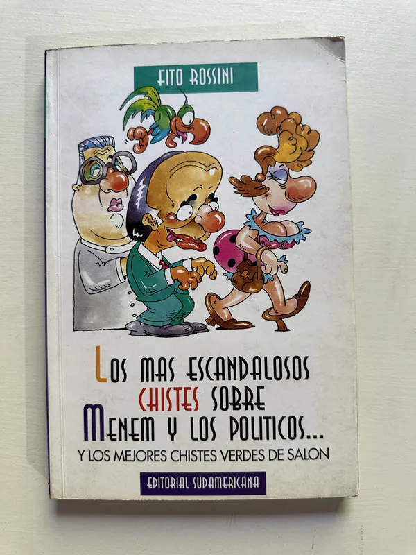 Tapa de Los mas escandalosos chistes sobre Menem y - Rossini (4G4)