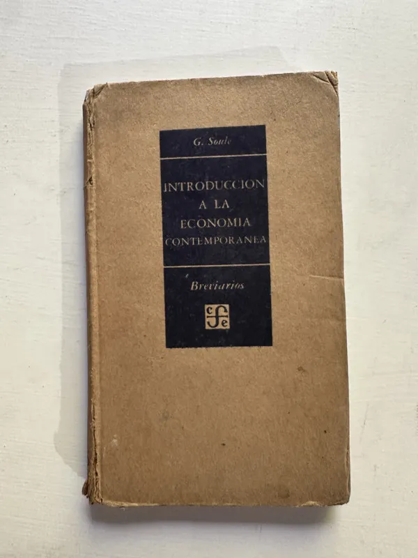 Introduccion a la economia contemporanea - Sontag G. (4G5)