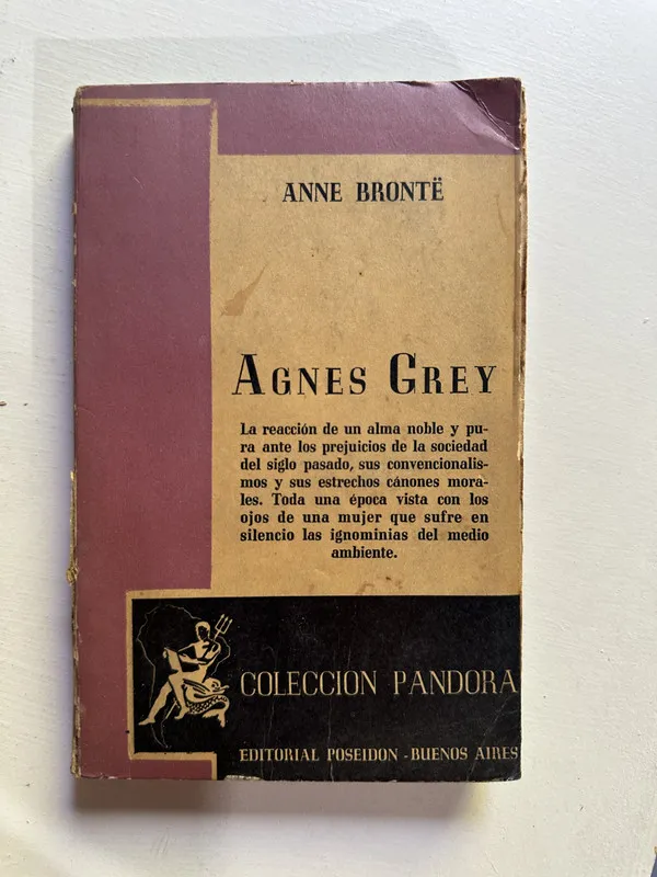Tapa de Agnes Grey - Brontë Anne (4H2)